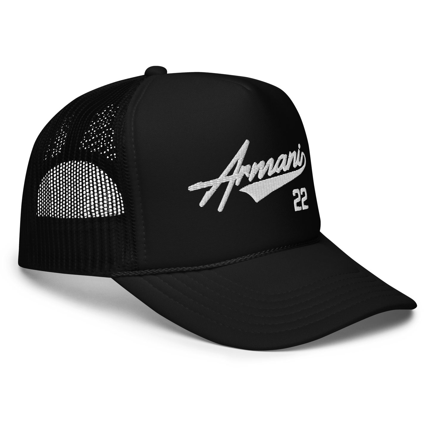 Armani caesar trucker hat